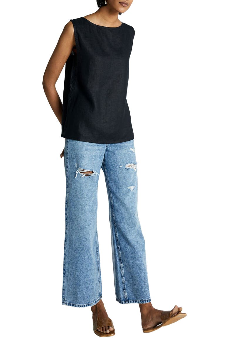 Reistor The Black in Business Top, Main, color, Black