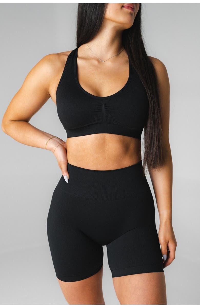 Vitality Evoke V Bra, Alternate, color, Midnight