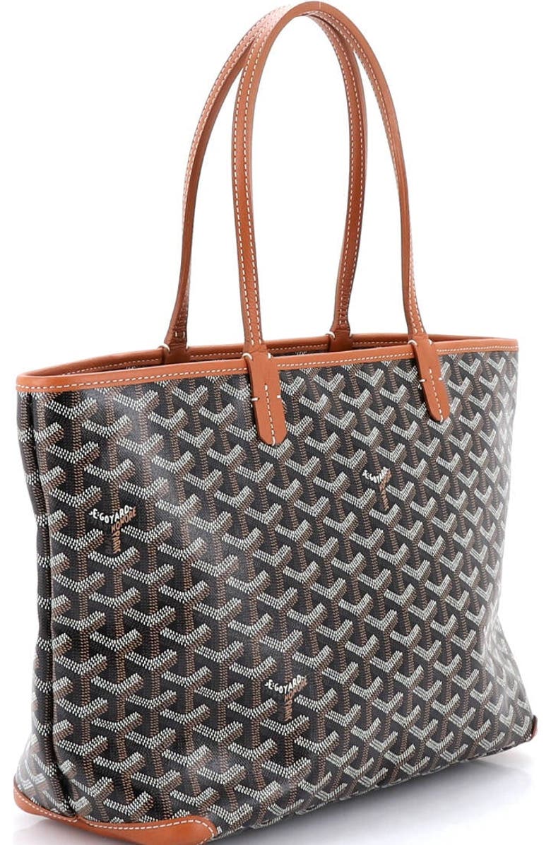 Pre-Owned Goyard Artois Tote Coated Canvas PM, Alternate, color, Brown