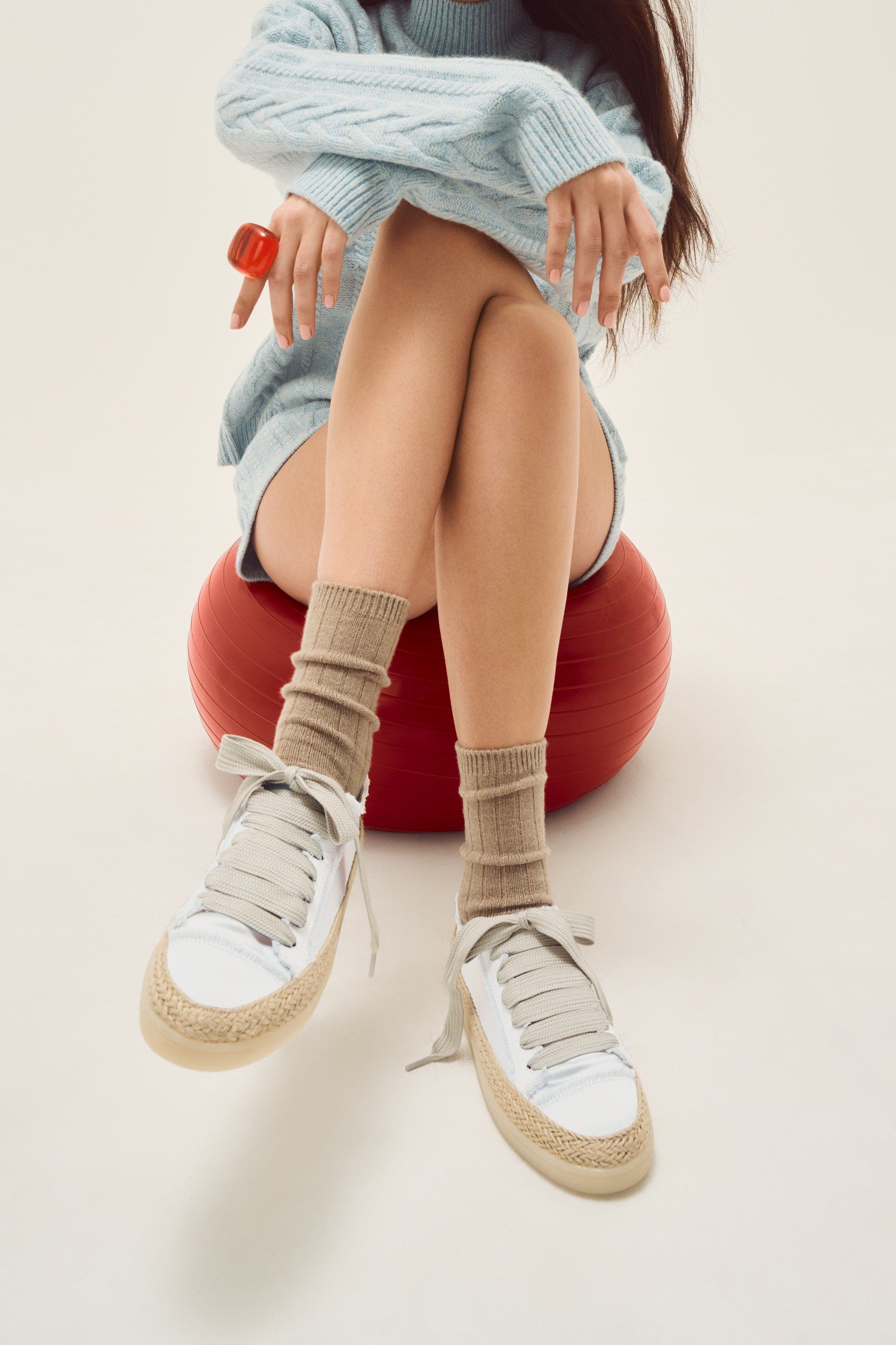 Henlen Satin Mule Sneaker, Alternate, color, White
