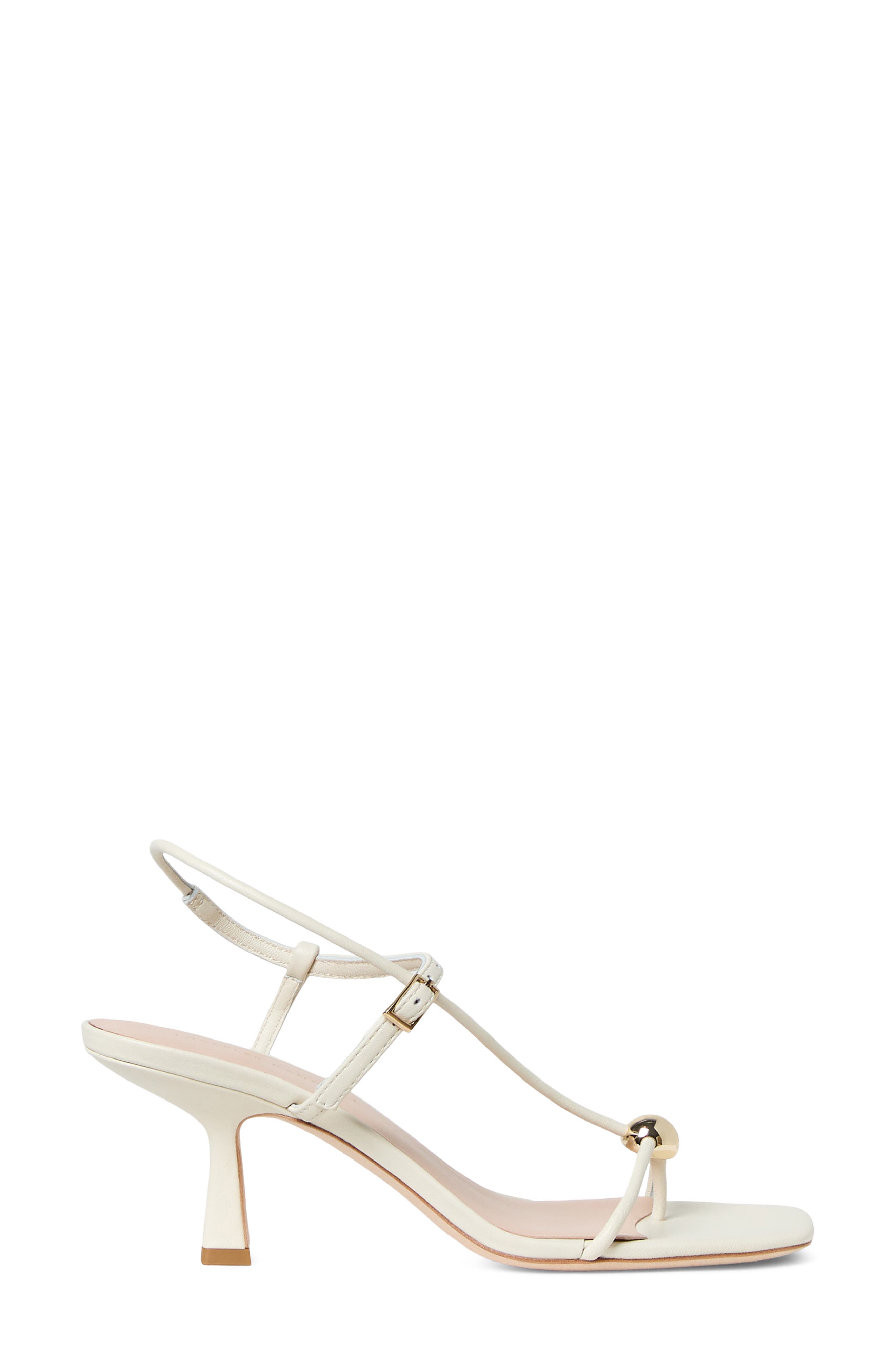 Triana Strappy Sandal, Alternate, color, WHITE/ CHAMPAGNE