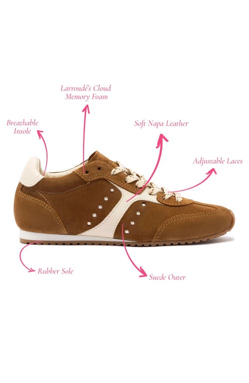 Larroude Larroudé Stella Sneaker In Brown