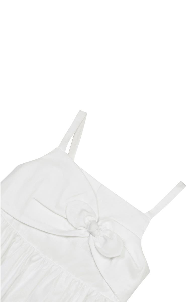 Hope & Henry Girls' Sleeveless Bow Front Linen Sundress, Infant, Alternate, color, 