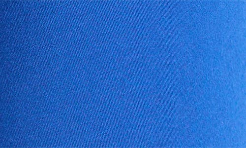 Versace Iconic Low-rise Stretch-cotton Trunks In Blue