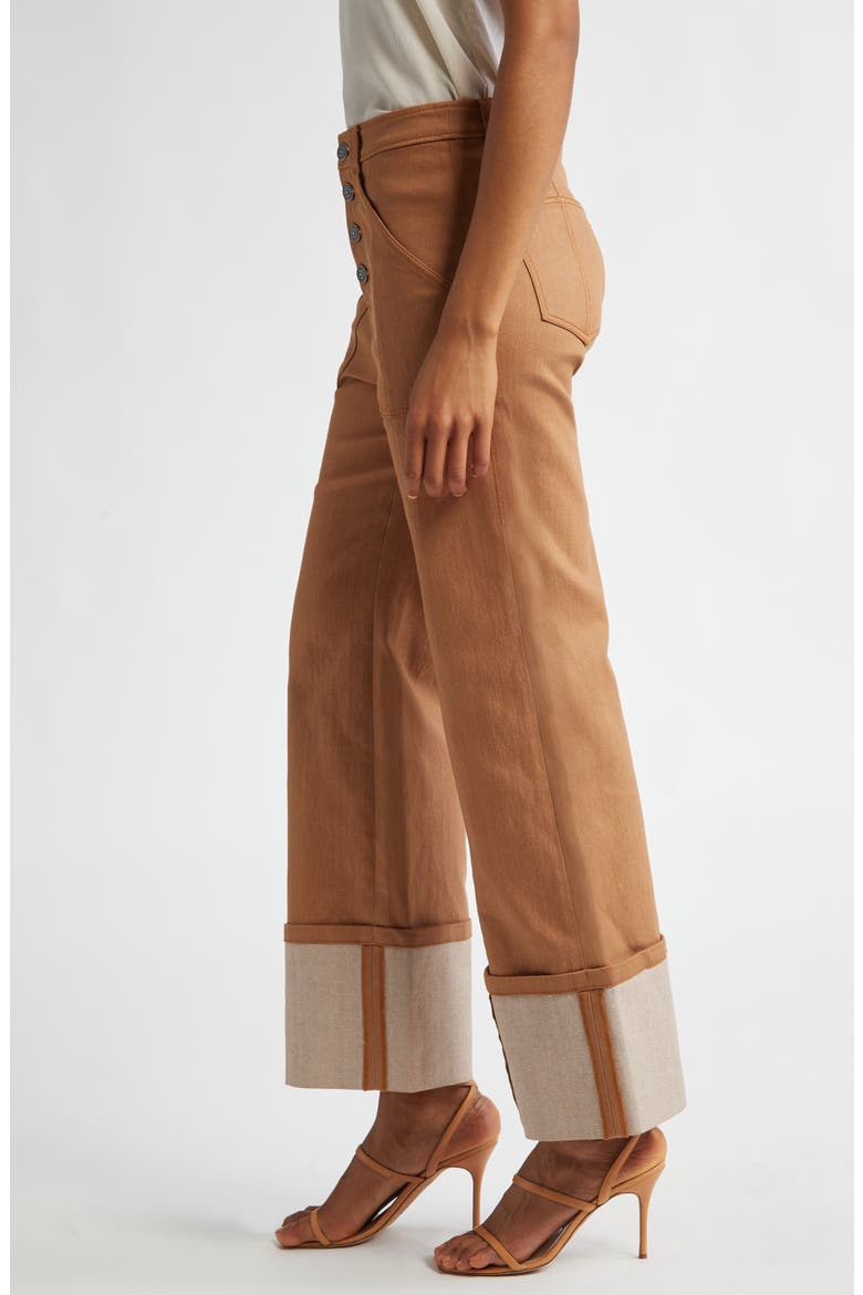 Benji Wide Leg Jeans, Alternate, color, COCOA