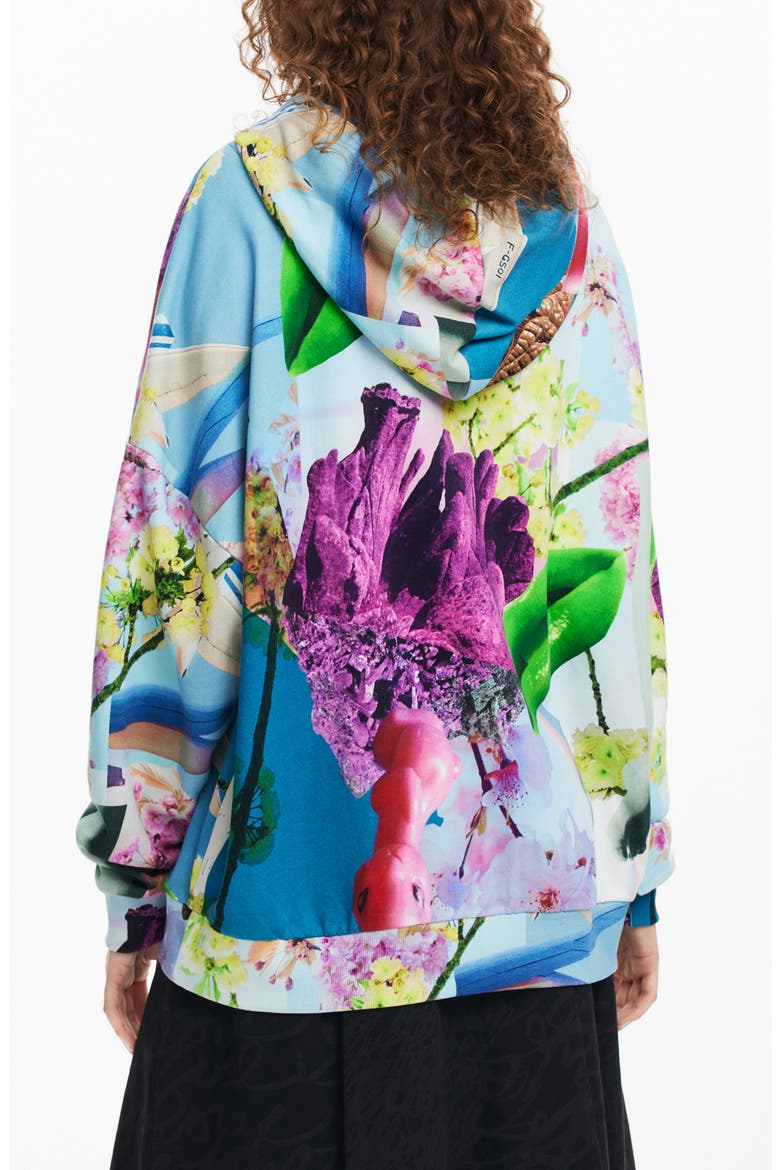 Airplane Cotton Hoodie, Alternate, color, BLUE MIX
