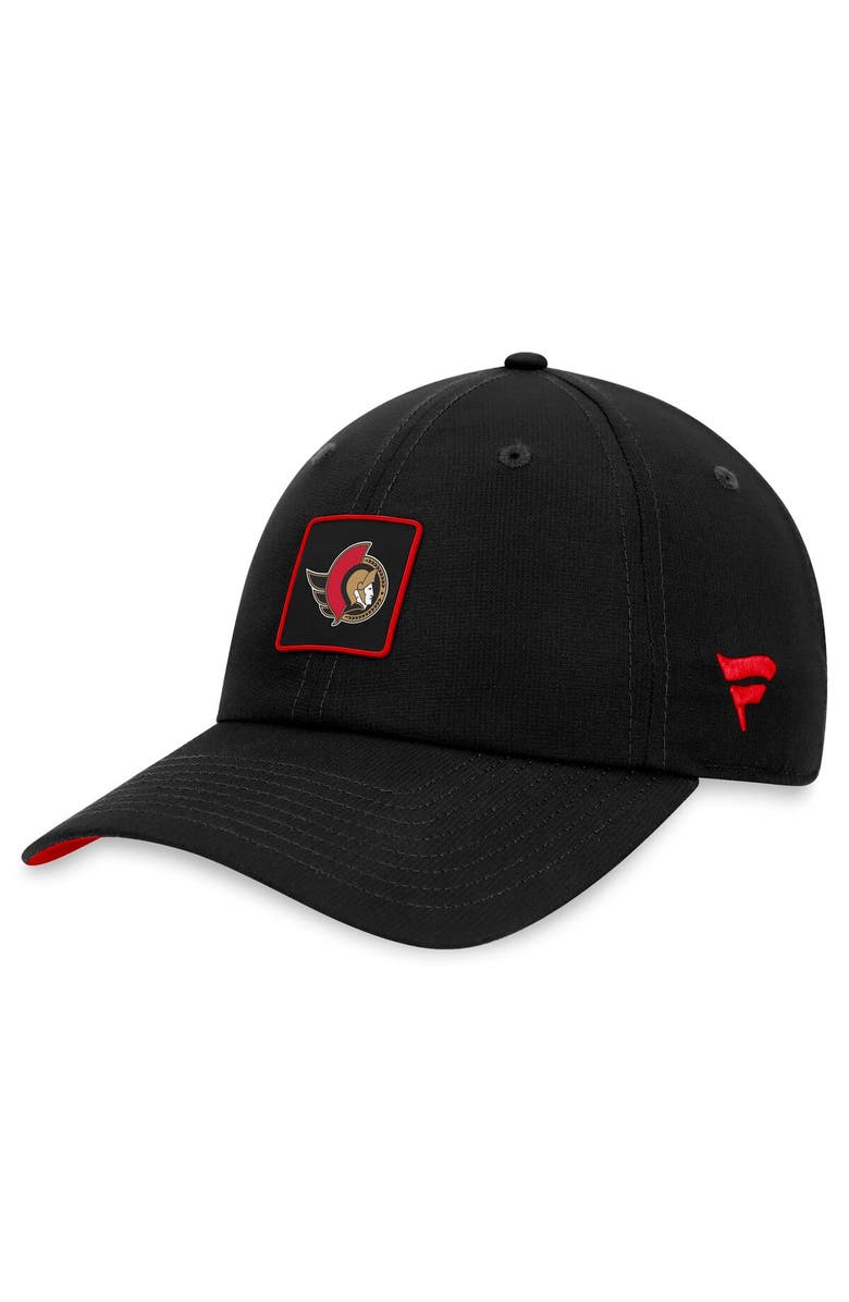 FANATICS Men's Fanatics Branded  Black Ottawa Senators Authentic Pro Rink Adjustable Hat, Main, color, Black