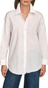 Donna Karan New York Long Sleeve Button-Up Shirt