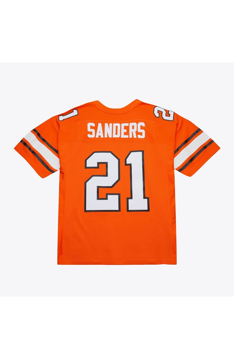 Mitchell & Ness Men's Mitchell & Ness Barry Sanders Orange Oklahoma State Cowboys 1987 Replica Jersey, Alternate, color,