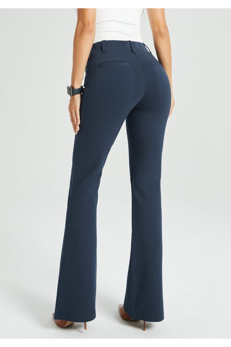 Two Pocket DPYP Dress Pant Yoga Pant Bootcut, Alternate, color, Navy