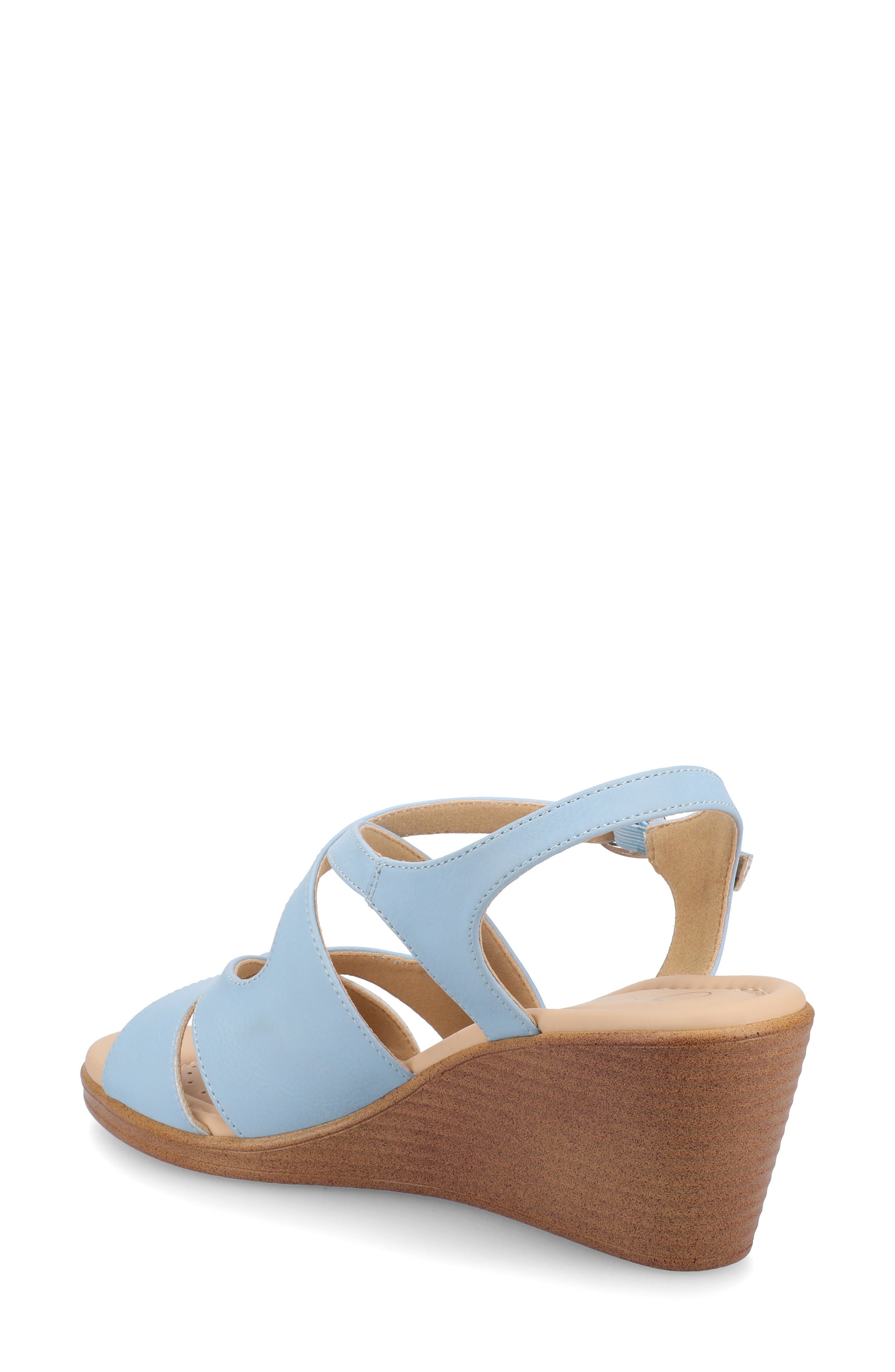 Kedzie II Wedge Sandal - Extra Wide Width Available, Alternate, color, BLUE