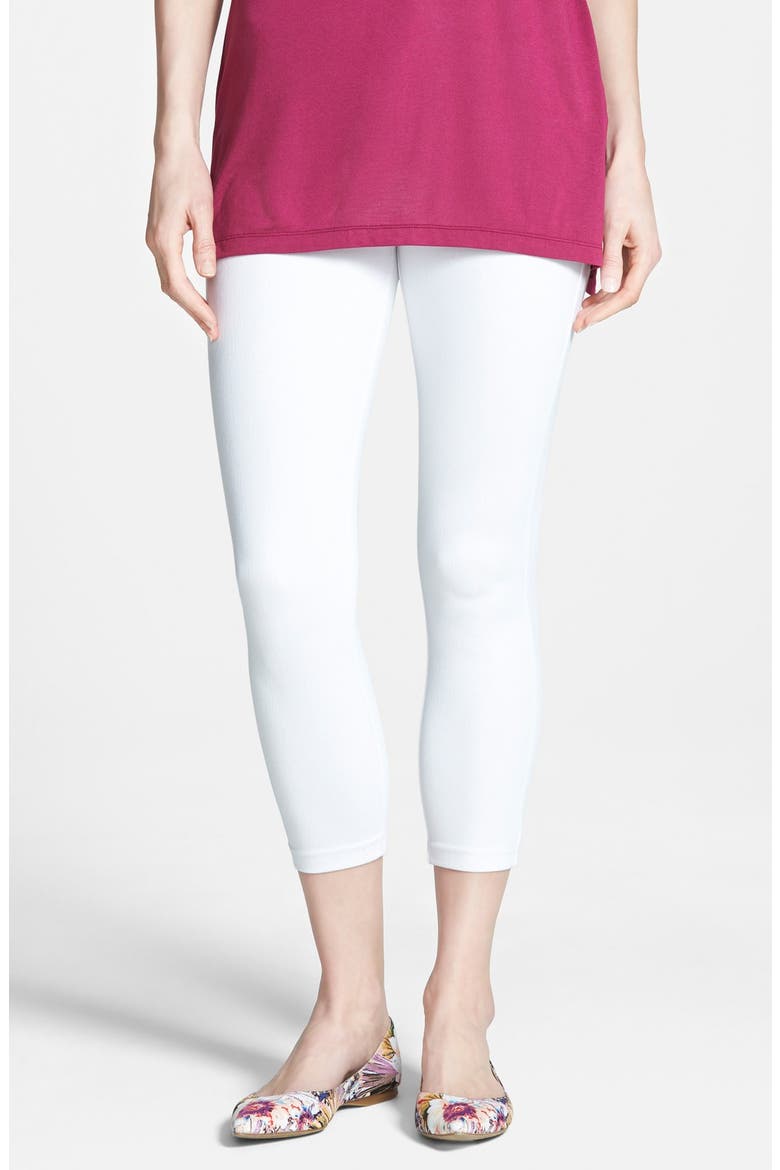 'Super Smooth' Skimmer Leggings, Main, color, WHITE