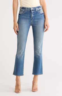 L'AGENCE Tati High Rise Crop Micro Bootcut Jeans