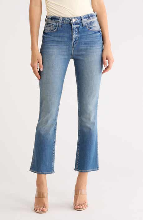 L'AGENCE Tati High Rise Crop Micro Bootcut Jeans