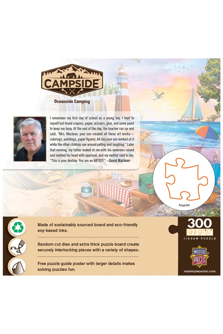 Oceanside Camping 300 Piece Puzzle, Alternate, color, Multicolor