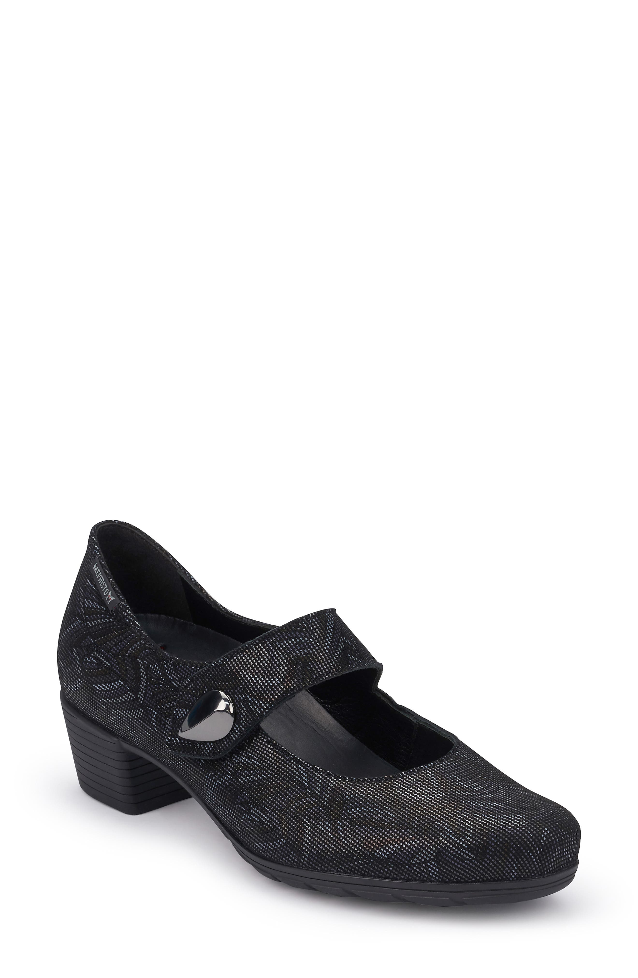 Isora Mary Jane Pump, Main, color, BLACK PIXEL LEATHER