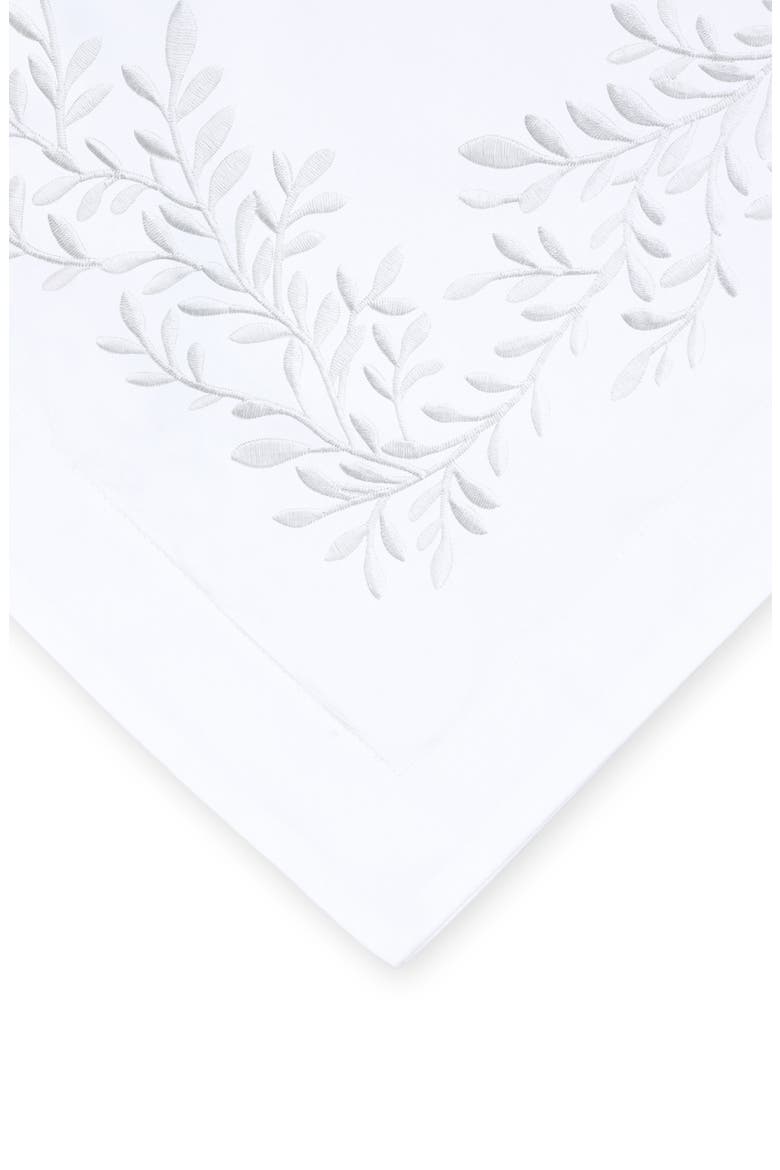 600 Thread Count Cotton Floral Pillow Shams - Set of 2, Alternate, color, WHITE