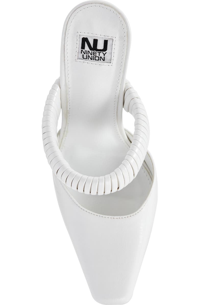 NINETY UNION Luna Mule Pump, Alternate, color, White