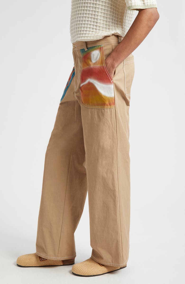 The Elder Statesman Silvano Airbrush Trust Pants, Alternate, color,