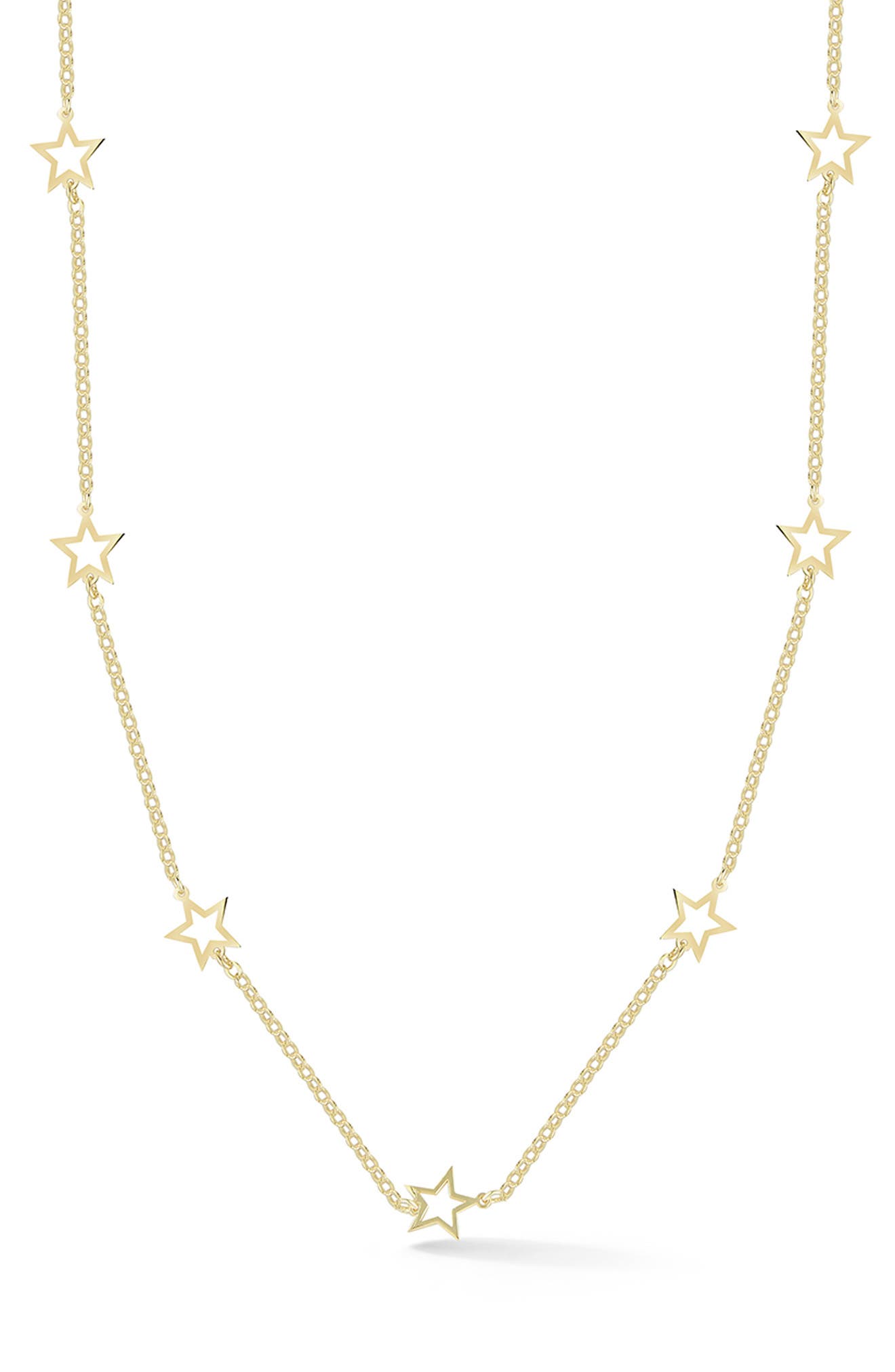 GLAZE JEWELRY Star Station Chain Necklace