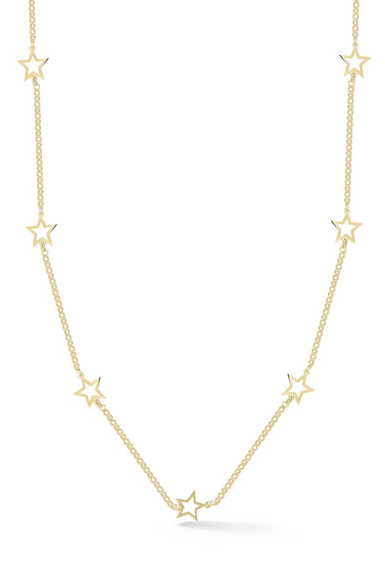 Star Station Chain Necklace, Main, color, GOLD
