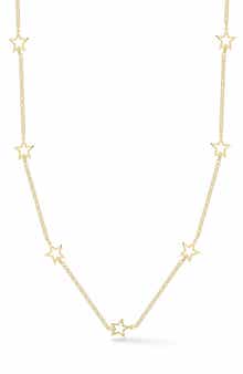 GLAZE JEWELRY Star Station Chain Necklace