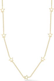 GLAZE JEWELRY Star Station Chain Necklace