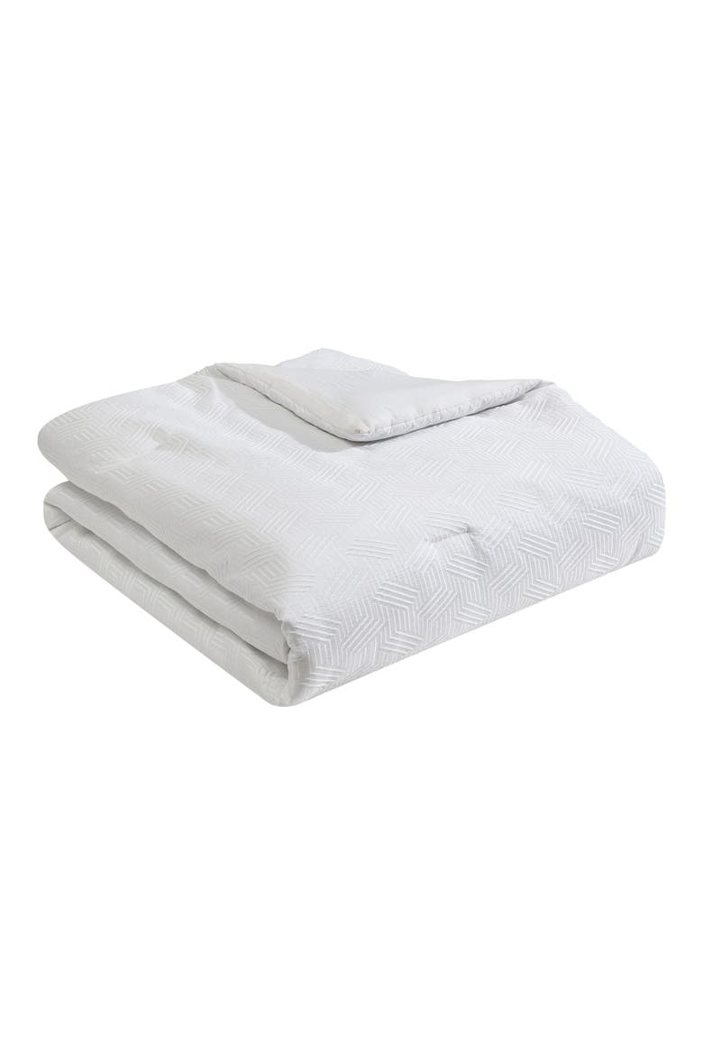 Blanc 5-Piece Queen Comforter Set, Main, color, BRIGHT WHITE