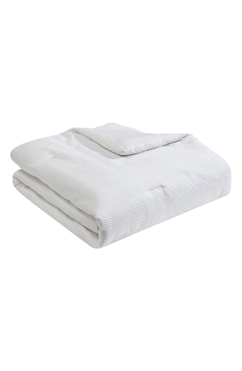 Tahari Blanc 5-Piece Queen Comforter Set, Main, color, Bright White