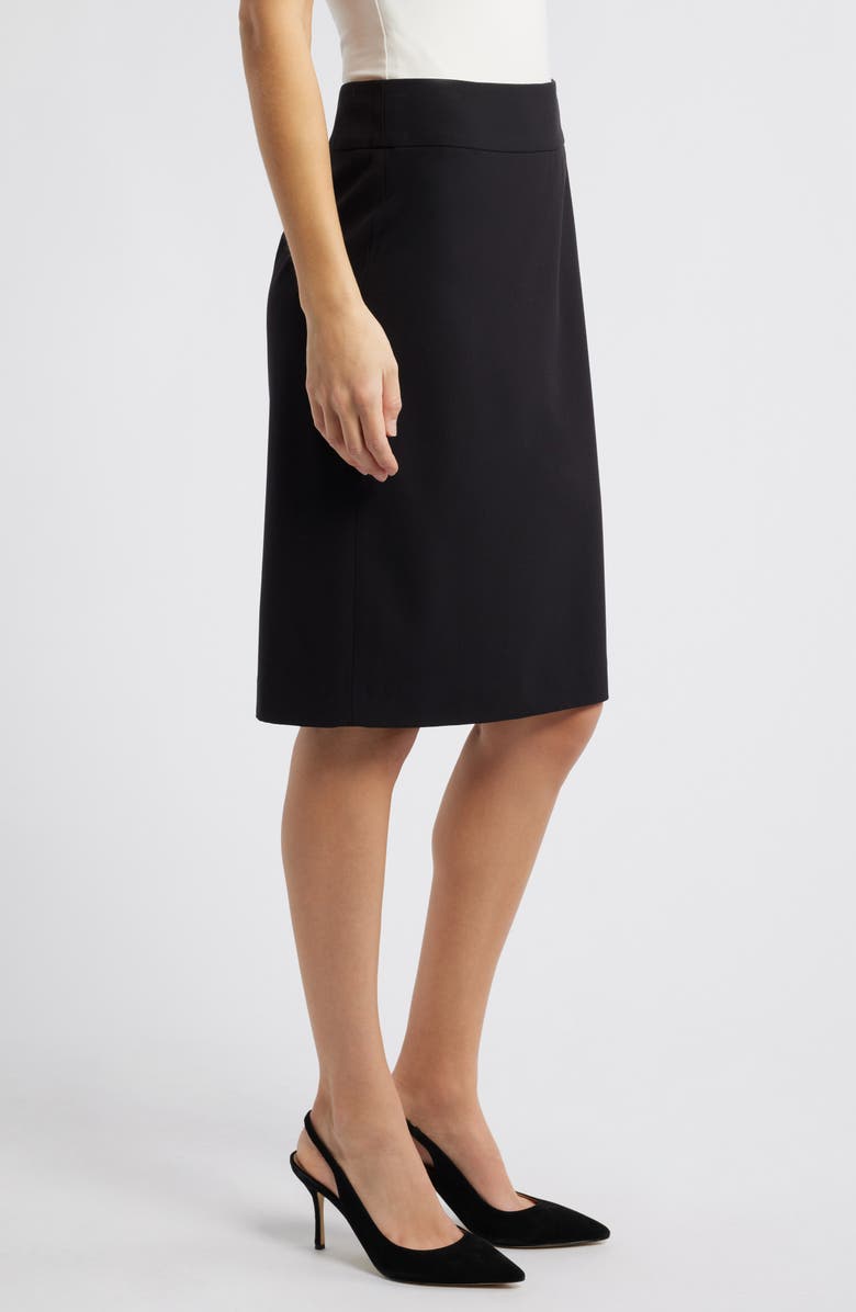 Anne Klein Sabre St Pencil Skirt, Alternate, color, Anne Black