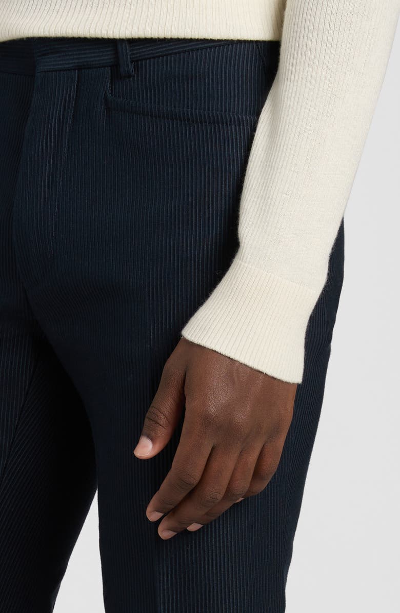 TOM FORD Cotton & Silk Twill Slim Fit Pants, Alternate, color, 