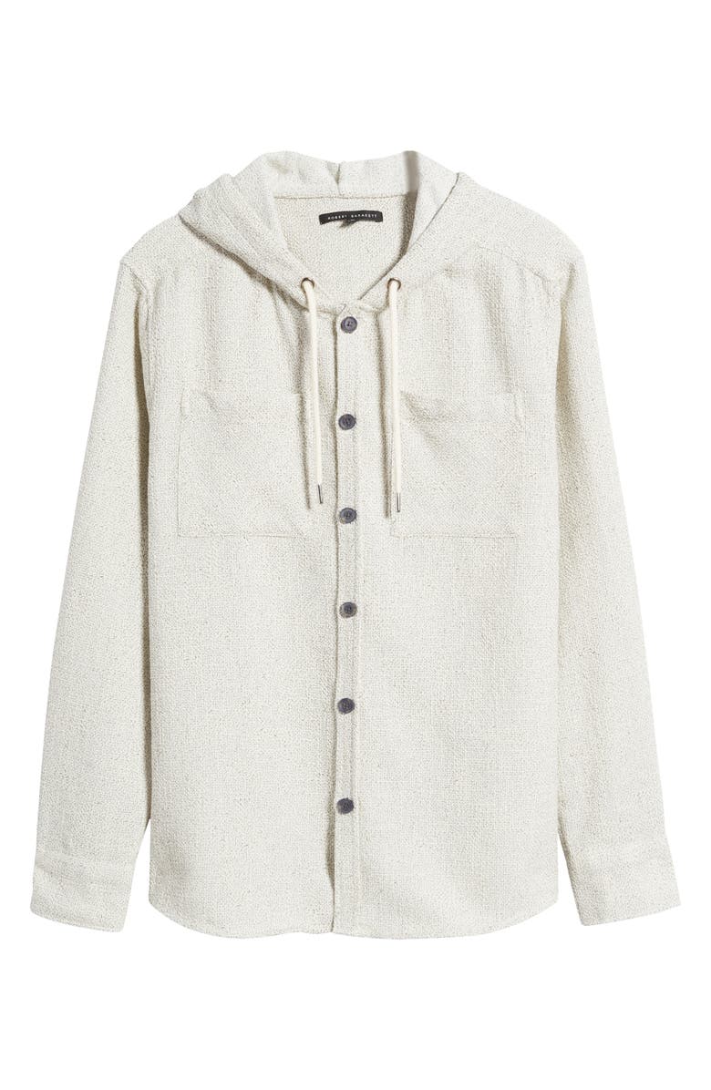 Robert Barakett Hamer Button Front Hooded Shirt Jacket, Alternate, color, 