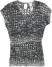 Acne Studios Crochet Crop T-Shirt