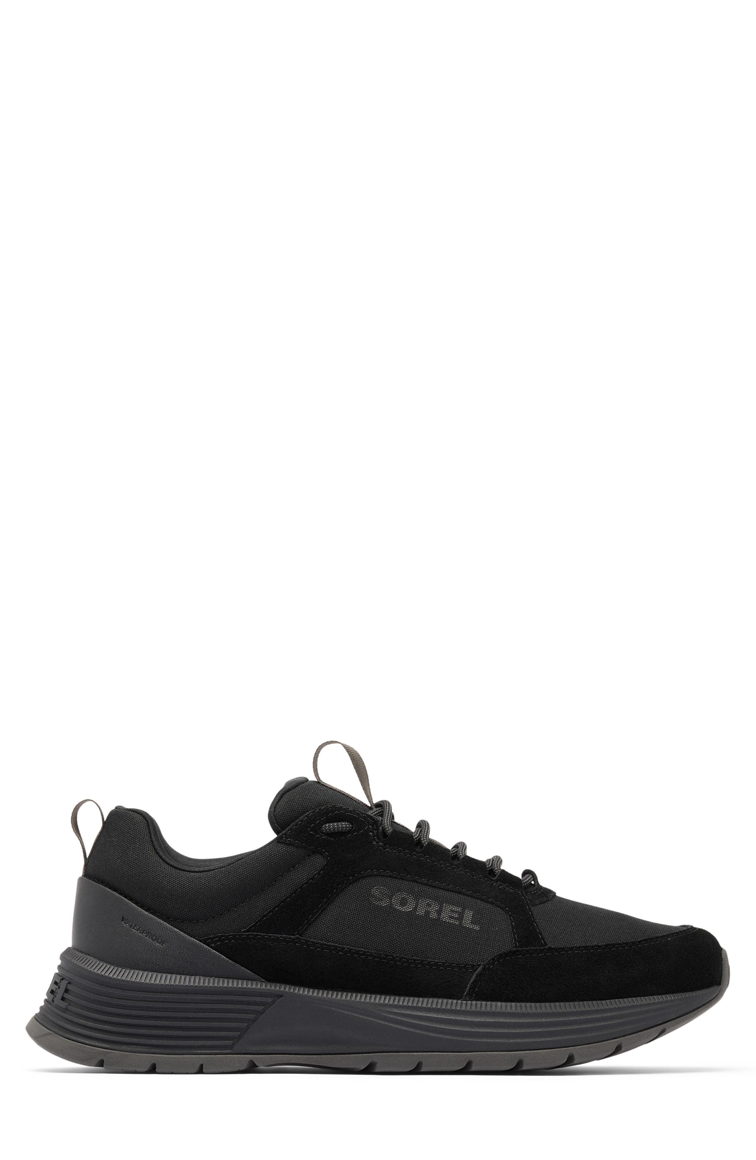 Outing SE Waterproof Sneaker, Alternate, color, BLACK/ BLACK