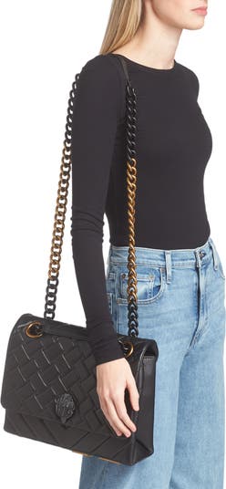 Large Kensington Kurt Leather Convertible Shoulder Bag
