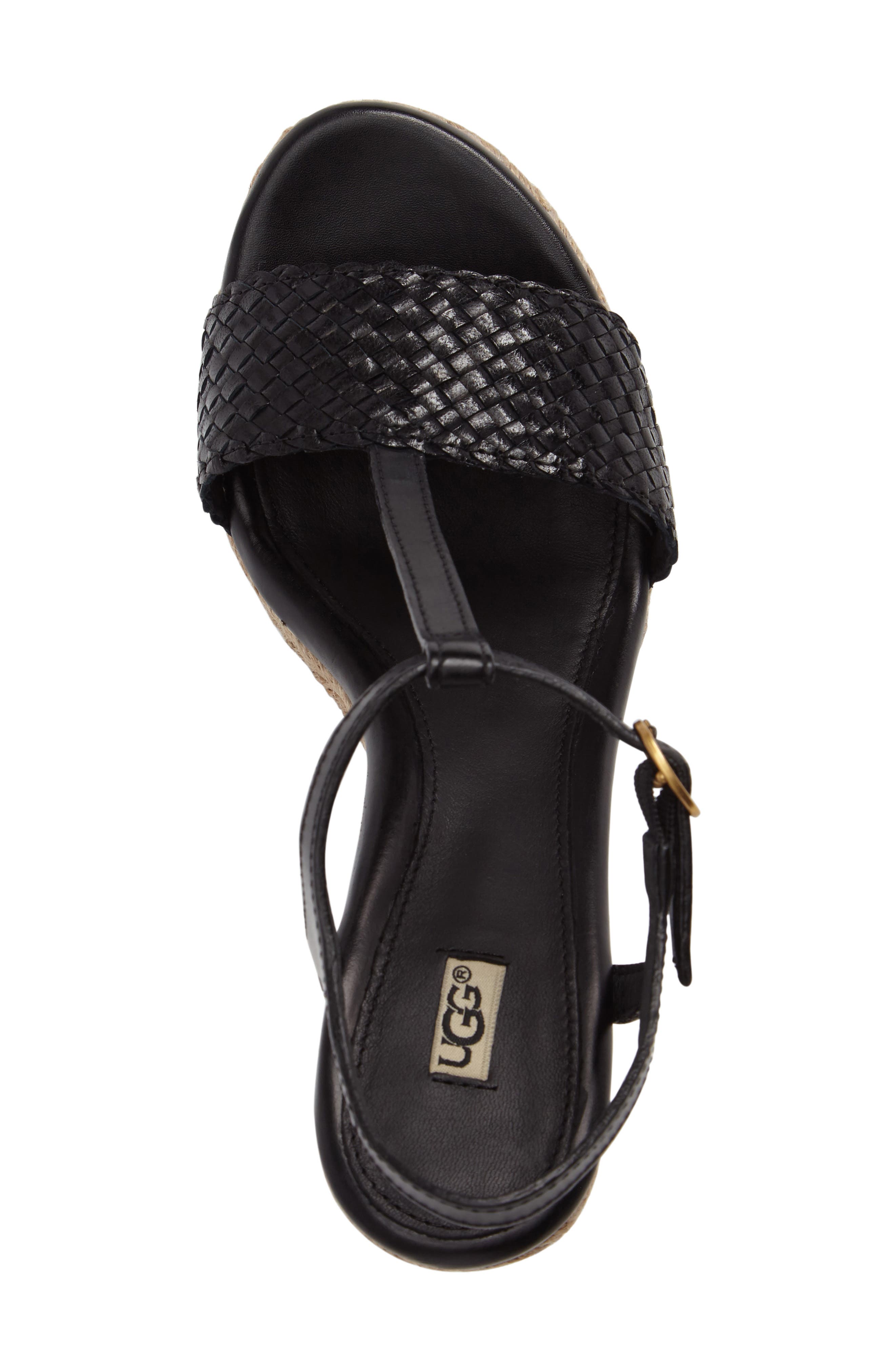 UGG<sup>®</sup> Fitchie II Espadrille Wedge Sandal, Alternate, color, 