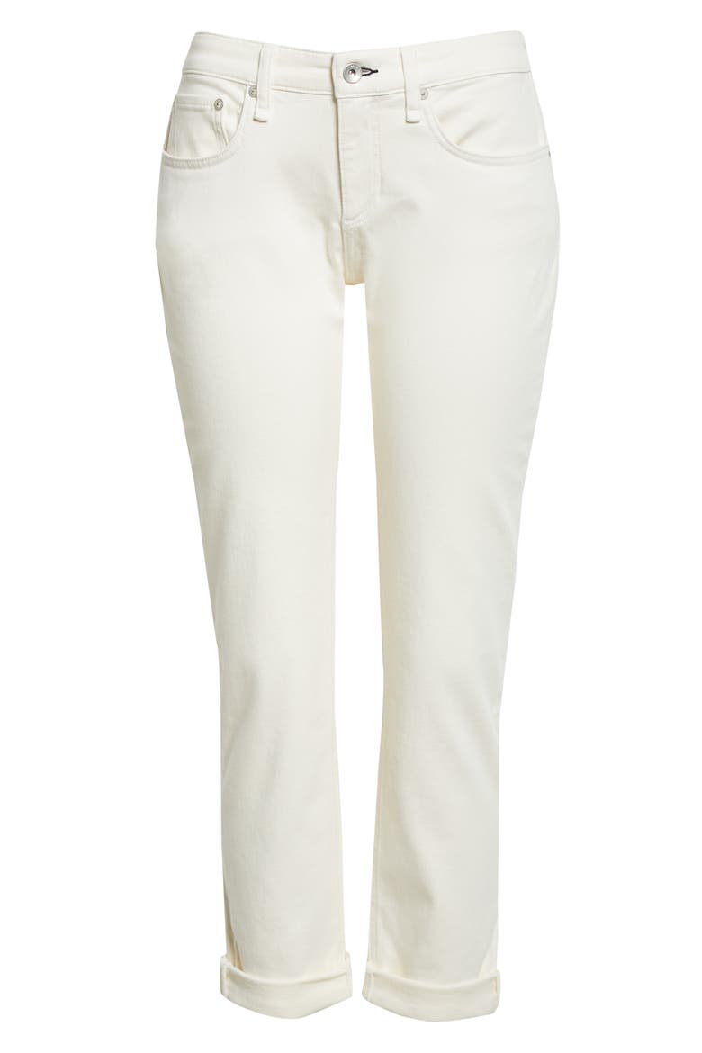 Dre Loopback Boyfriend Jeans, Alternate, color, ECRU
