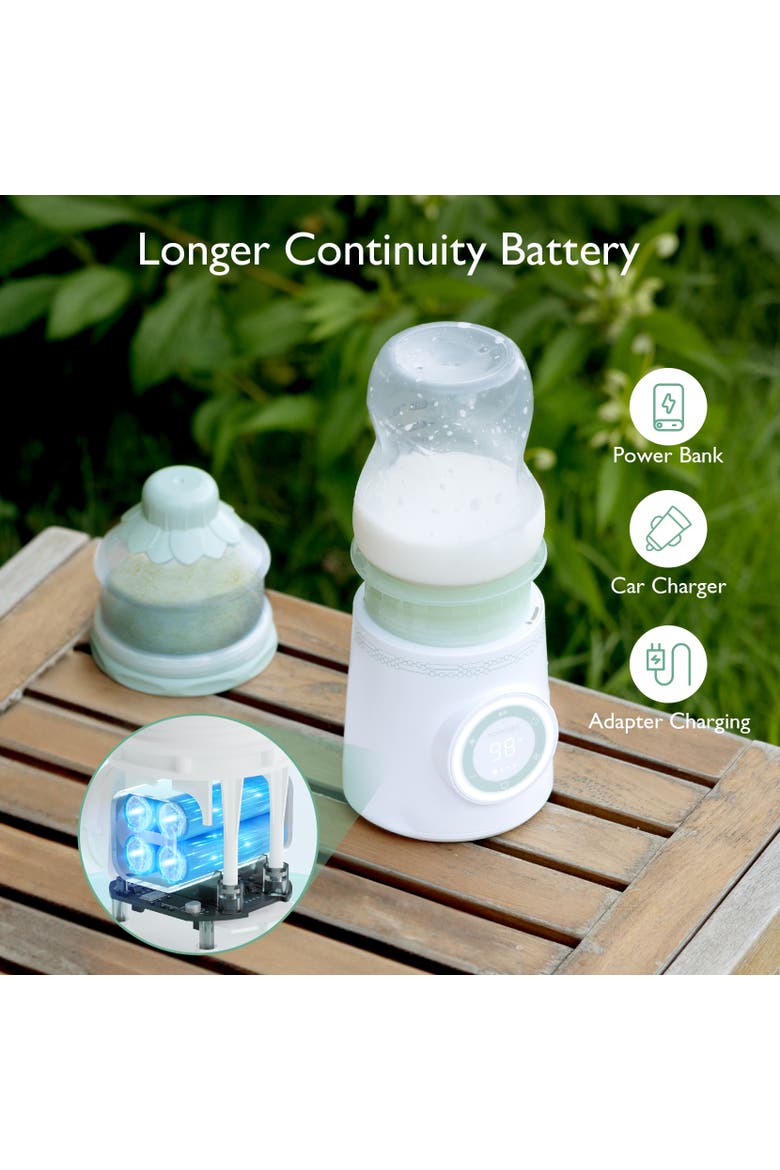 Portable Baby Bottle Warmer MW03, Alternate, color, White