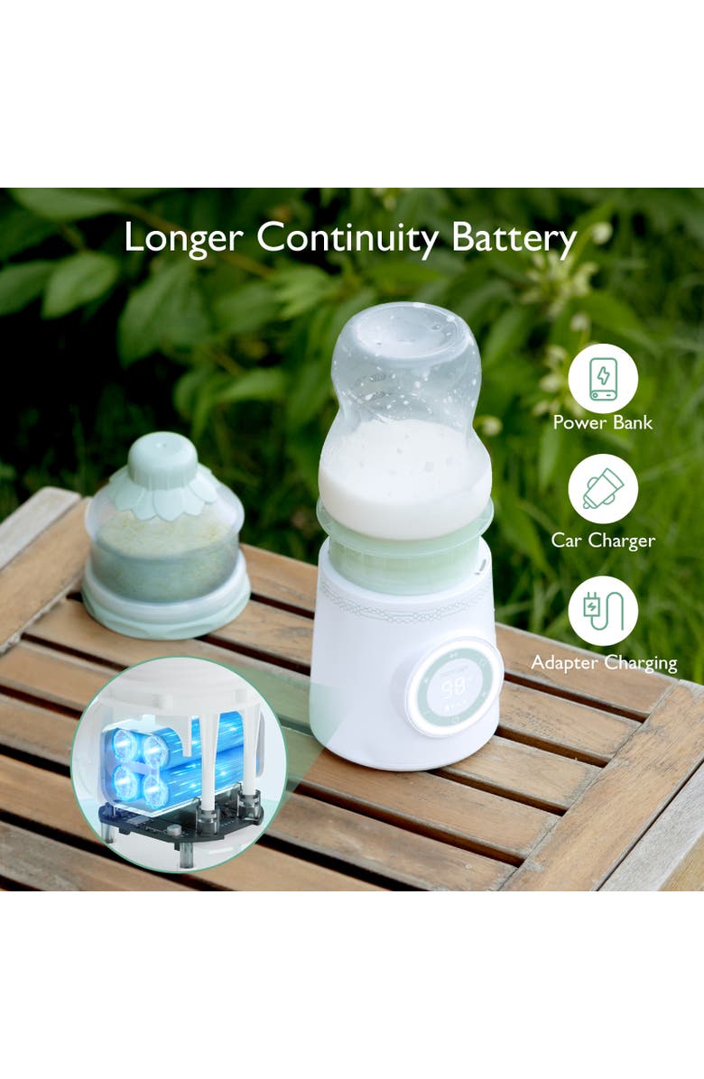 Momcozy Portable Baby Bottle Warmer MW03, Alternate, color, White