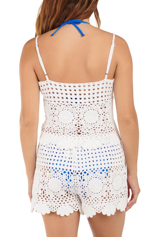 Citrus Crochet Cover-up Camisole In White