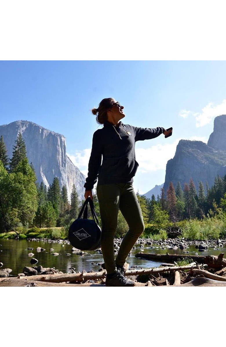 Coalatree Nomad Packable Duffel, Alternate, color, Black