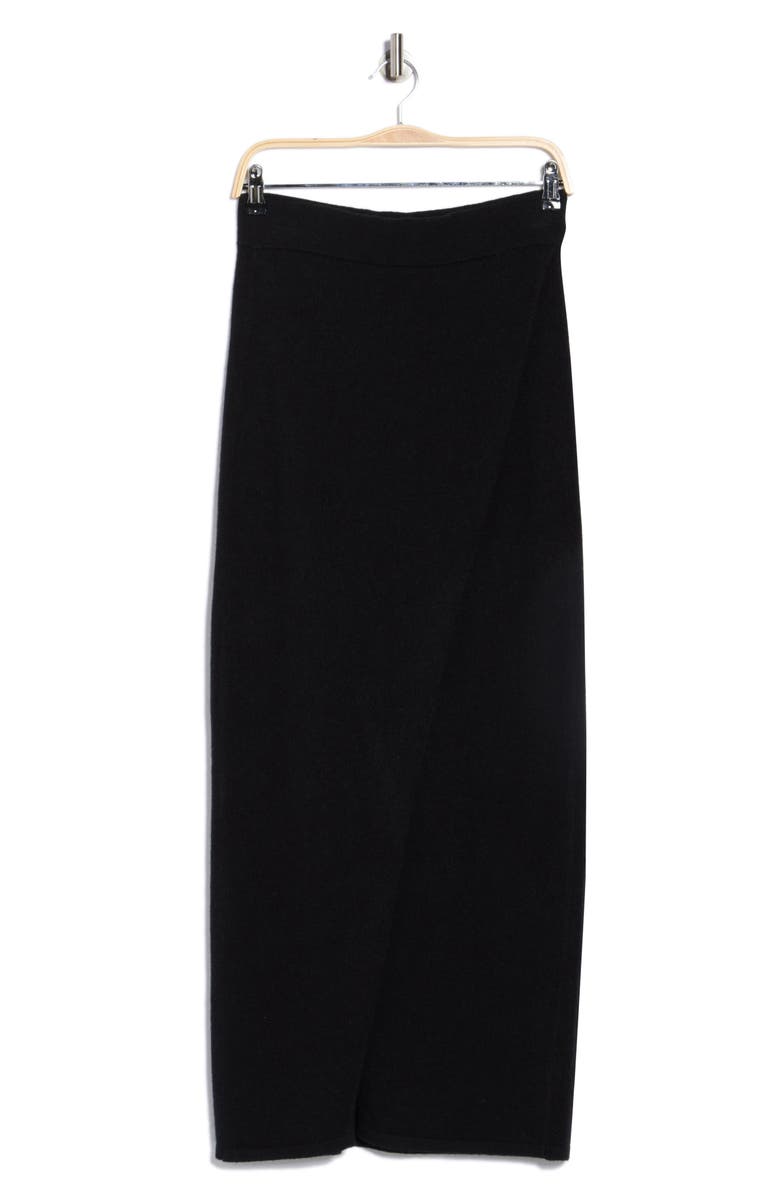 Splendid Tori Cashmere Maxi Skirt, Alternate, color, Black