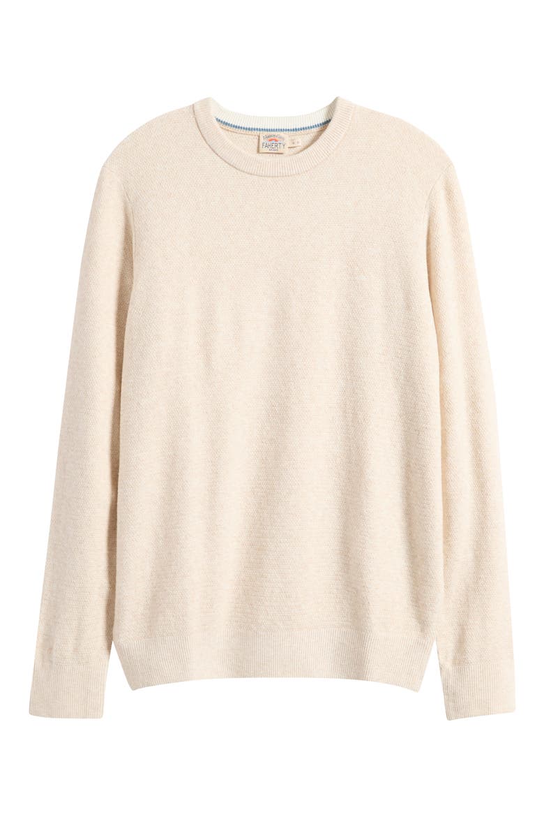 Jackson Organic Cotton Blend Sweater, Alternate, color, IVORY SKY FEEDER