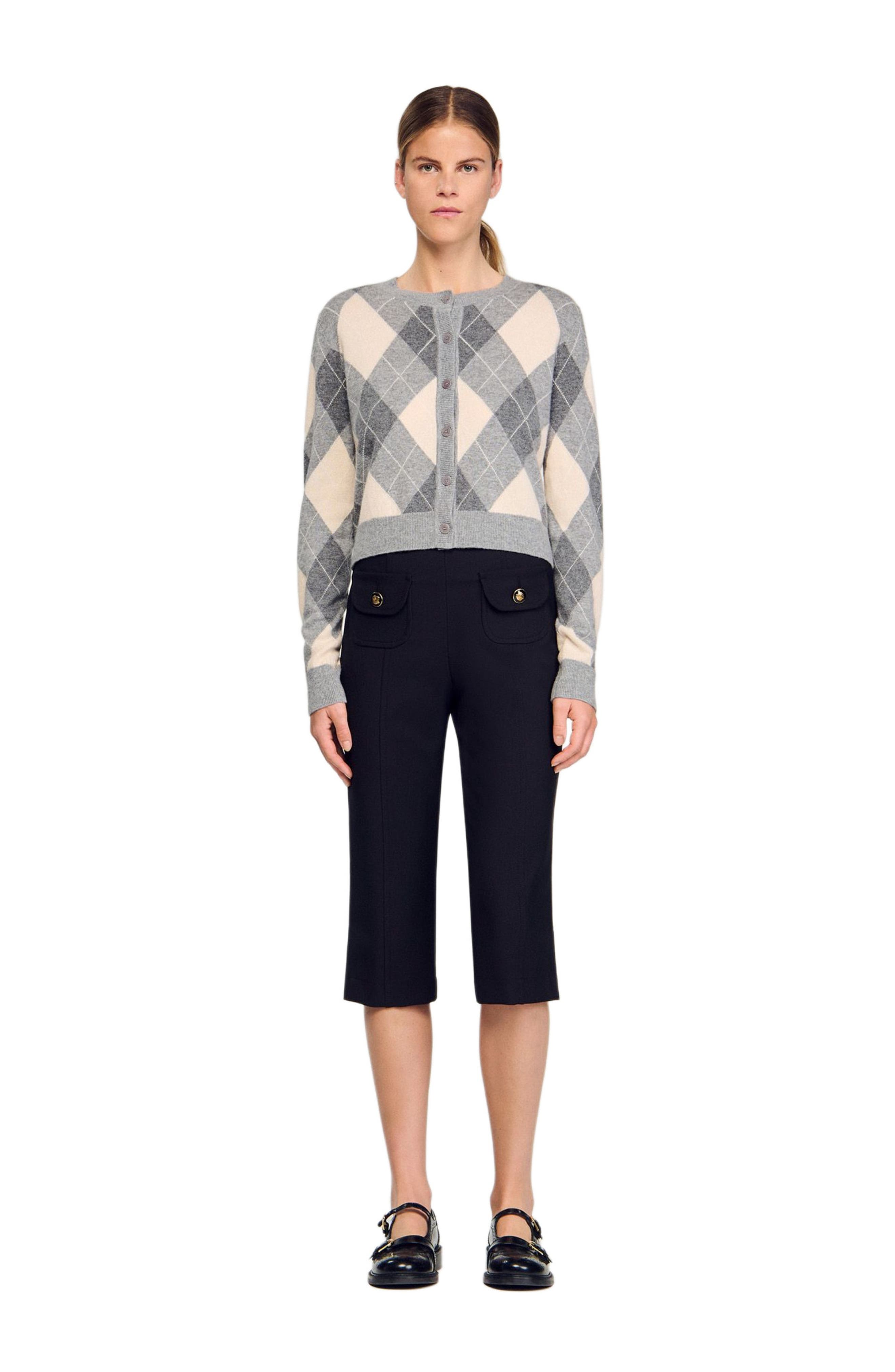 Argyle pattern cardigan - image 2