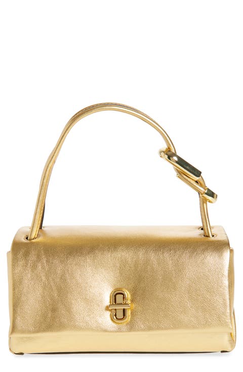 The Mini Dual Metallic Leather Handbag