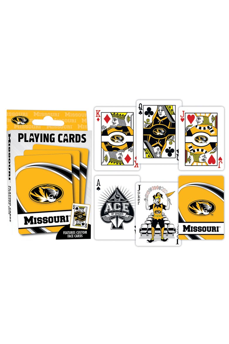 Missouri Tigers Playing Cards, Alternate, color, Multicolor