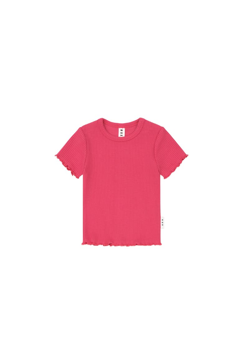 Cherry Rib Tee, Main, color, Cherry