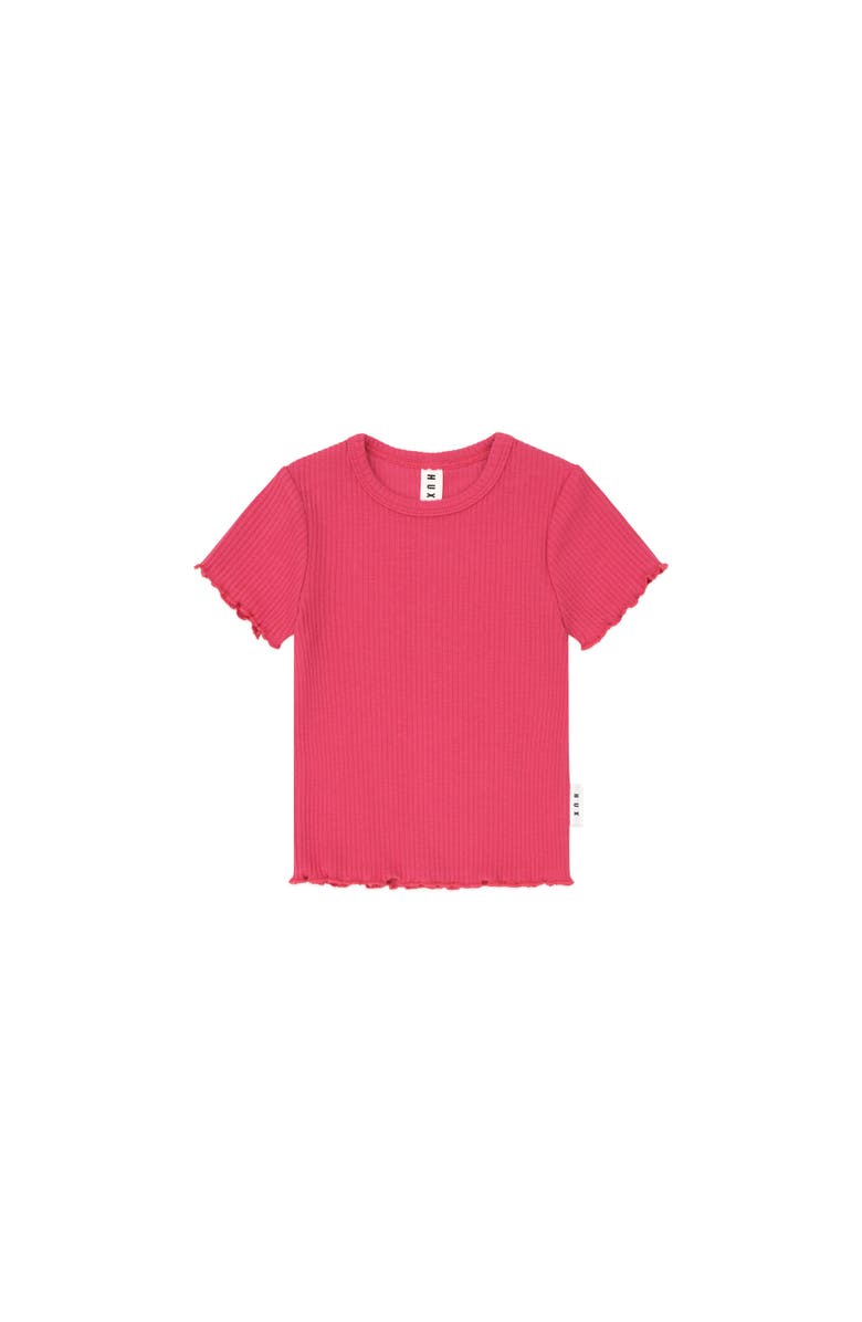 Huxbaby Cherry Rib Tee, Main, color, Cherry