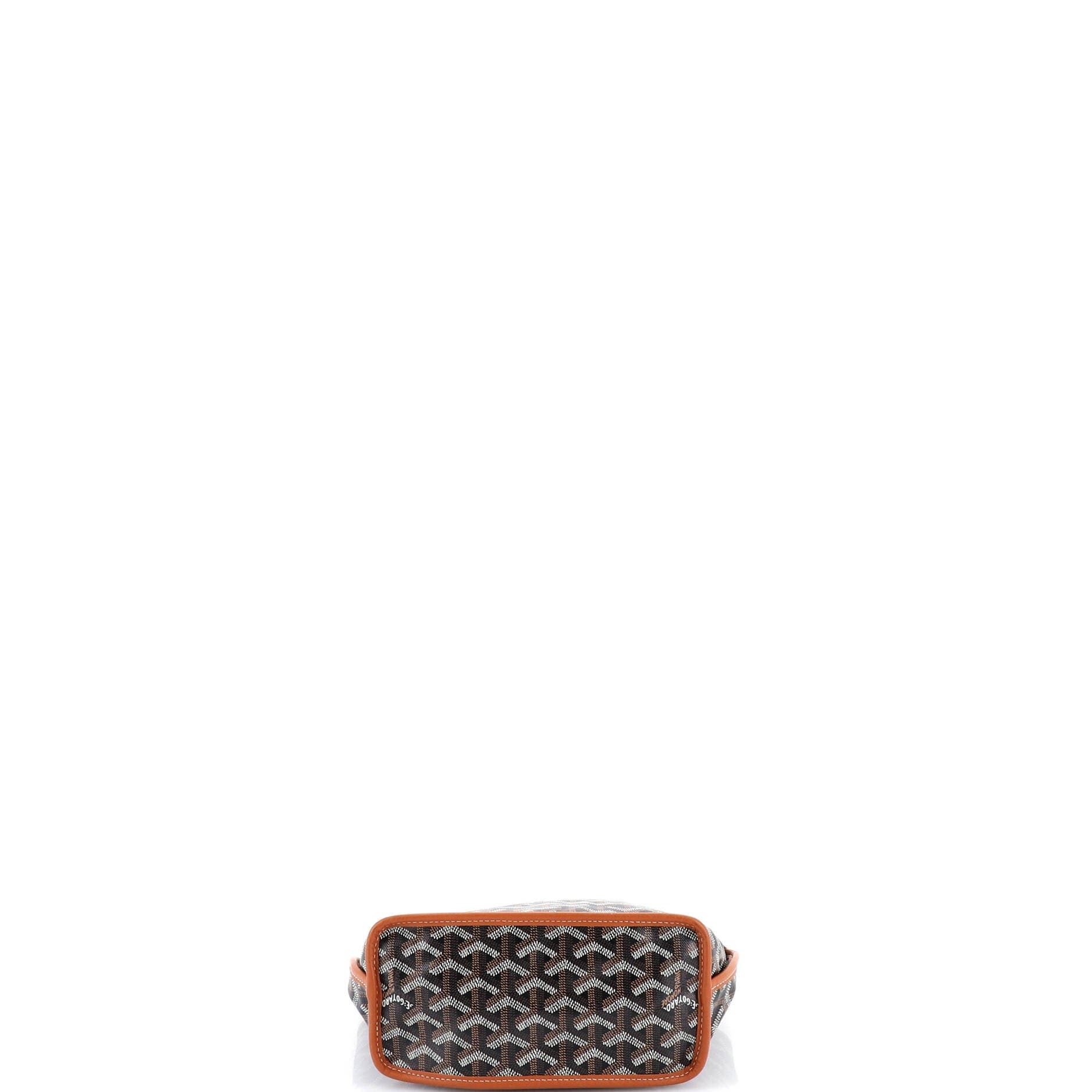 Pre-Owned Goyard Anjou Reversible Tote Coated Canvas Mini, Alternate, color, Brown