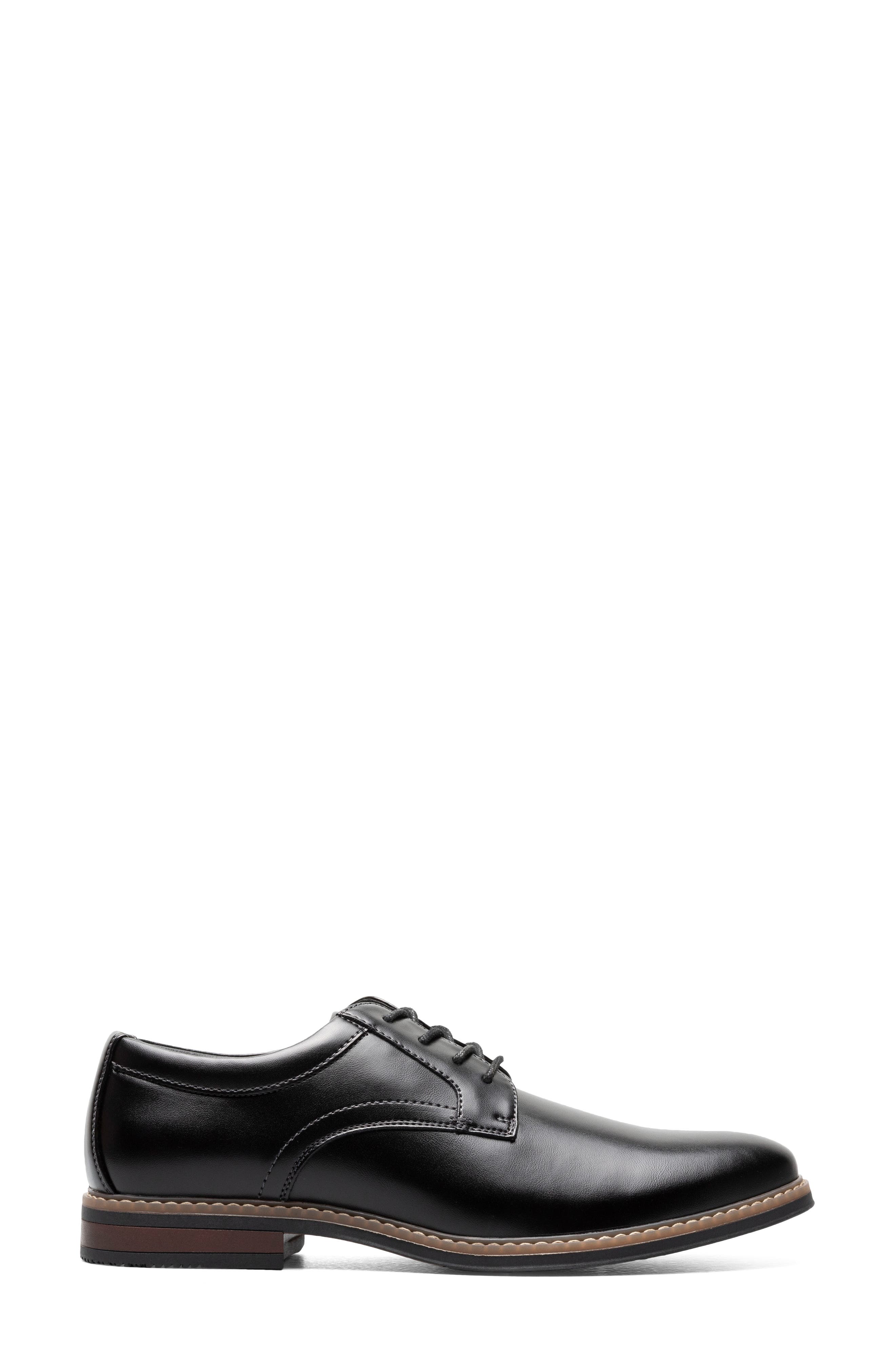 NUNN BUSH Carmelo Plain Toe Derby - Wide Width Available, Alternate, color, Black